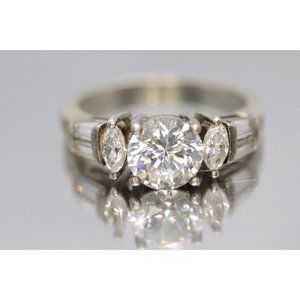 Vintage CZ Sterling silver Ring Korea